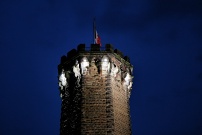 Der Turm der Burg Forbach